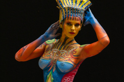 Body Painting, World Body Painting Festival 2013, Theme: Holy Geometry, Competition: Airbrush / Artist: Linke Birgit