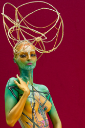 Body Painting, World Body Painting Festival 2013, Theme: Holy Geometry, Competition: Brush and Sponge / Artist: Einat Dan