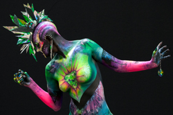 Body Painting, World Body Painting Festival 2013, Theme: Holy Geometry, Competition: Airbrush / Artist: Hamel Lorie