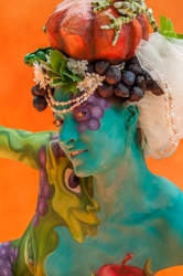 Body Painting, World Body Painting Festival 2013, Theme: Planet Food, Competition: Brush and Sponge / Artist: Rotem Lots-Zaiden
