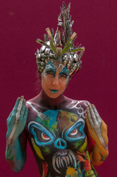 Body Painting, World Body Painting Festival 2013, Theme: Planet Food, Competition: Brush and Sponge / Artist: Syl Verberk