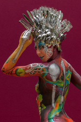 Body Painting, World Body Painting Festival 2013, Theme: Planet Food, Competition: Brush and Sponge / Artist: Syl Verberk