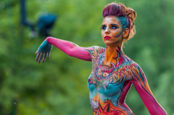 Body Painting, World Body Painting Festival 2013, Theme: Planet Food, Competition: Brush and Sponge / Artist: Nicole Aspradakis