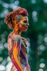 Body Painting, World Body Painting Festival 2013, Theme: Planet Food, Competition: Brush and Sponge / Artist: Nicole Aspradakis