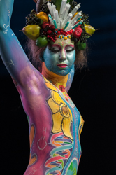 Body Painting, World Body Painting Festival 2013, Theme: Planet Food, Competition: Brush and Sponge / Artist: Nadja Hluchovsky