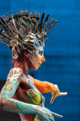 Body Painting, World Body Painting Festival 2013, Theme: Planet Food, Competition: Brush and Sponge / Artist: Syl Verberk