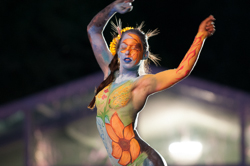 Body Painting, World Body Painting Festival 2013, Theme: Planet Food, Competition: Brush and Sponge / Artist: Emma Camputaro