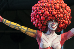 Body Painting, World Body Painting Festival 2013, Theme: Planet Food, Competition: Brush and Sponge / Artist: Wolf Reicherter