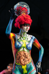 Body Painting, World Body Painting Festival 2013, Theme: Planet Food, Competition: Brush and Sponge / Artist: Min Ah KIM