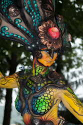 Body Painting, World Body Painting Festival 2013, Theme: Planet Food, Competition: Special Effects SFX / Artist: Yulia Vlasova