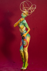 Body Painting, World Body Painting Festival 2013, Theme: Holy Geometry, Competition: Brush and Sponge / Artist: Einat Dan