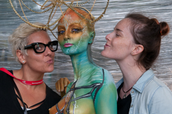 Body Painting, World Body Painting Festival 2013, Theme: Holy Geometry, Competition: Brush and Sponge / Artist: Einat Dan