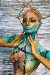 Body Painting, World Body Painting Festival 2013, Theme: Holy Geometry, Competition: Brush and Sponge / Artist: Einat Dan