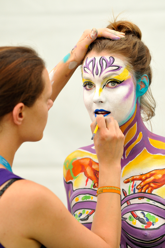 Body Painting, Body Art, Brush and Sponge / Pre-Selection / Artist: Lynn Schockmel, Luxembourg