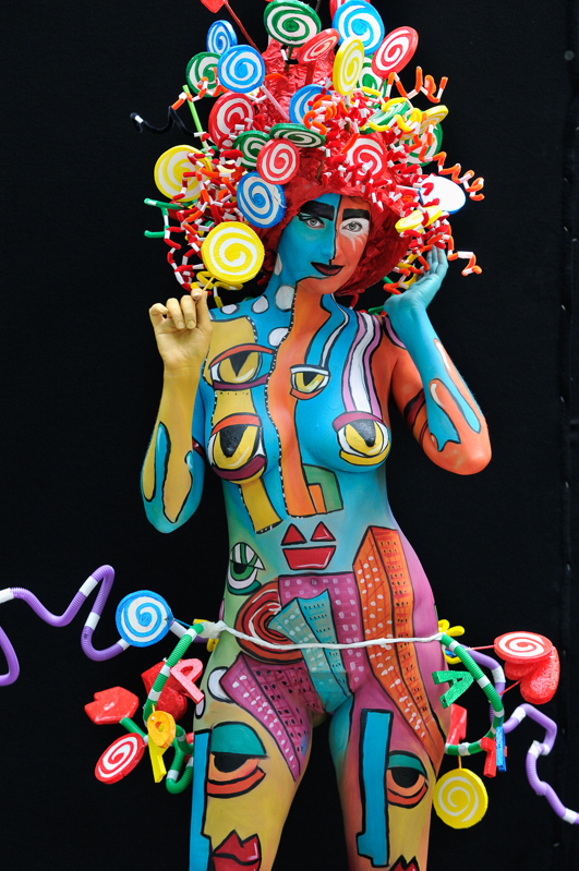 Body Painting, Body Art, Amateur Award / Open Category / Artist: Roberta Moscheo, Italy