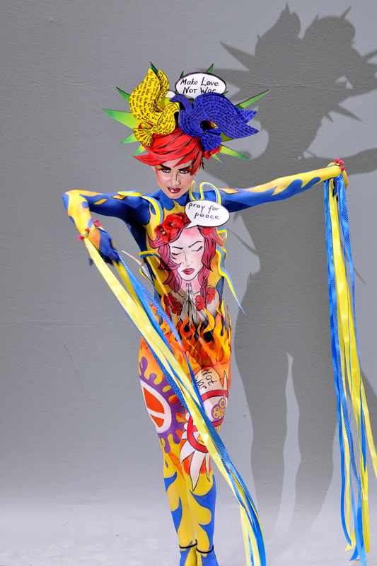 Body Painting, Body Art, Amateur Award / Open Category / Artist: Yuliya Ochkan, Ukraine