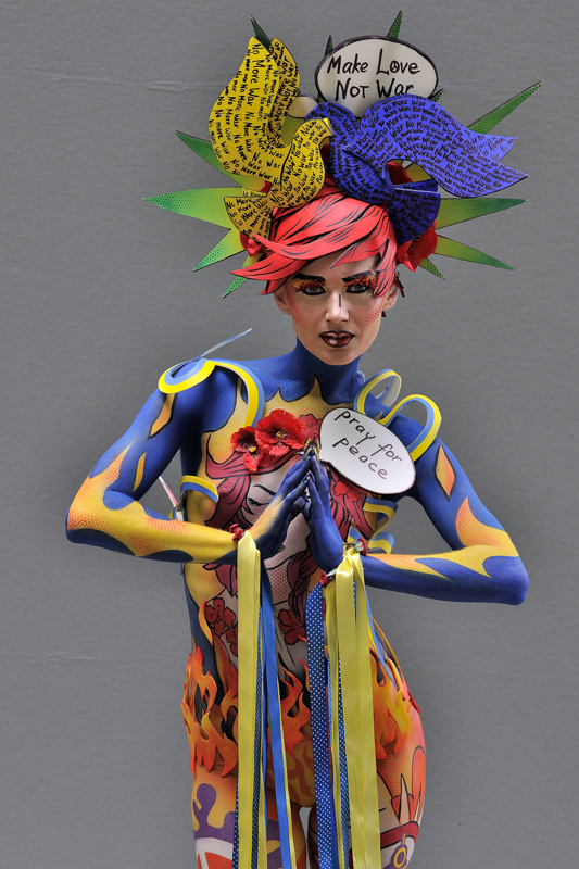 Body Painting, Body Art, Amateur Award / Open Category / Artist: Yuliya Ochkan, Ukraine