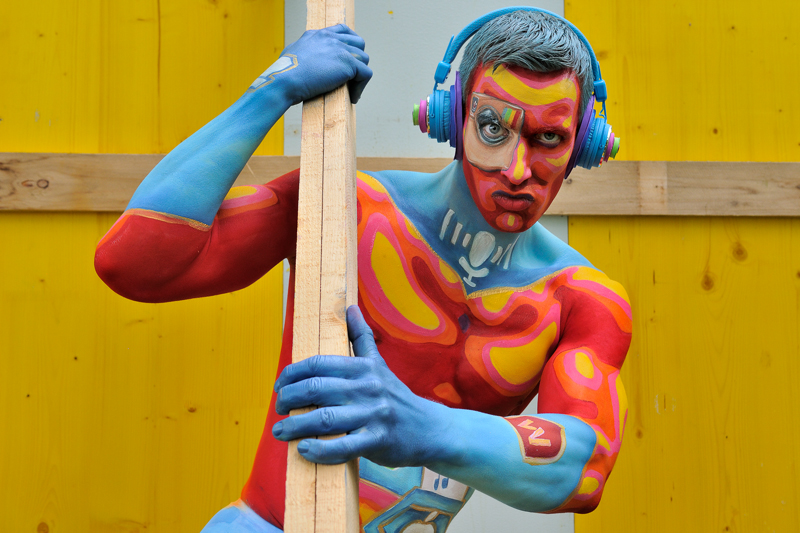 Body Painting, Body Art, Brush and Sponge / Pre-Selection / Artist: Cat Finlayson, UK