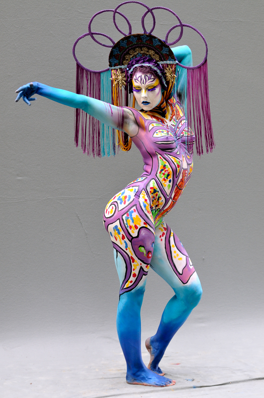 Body Painting, Body Art, Brush and Sponge / Pre-Selection / Artist: Lynn Schockmel, Luxembourg