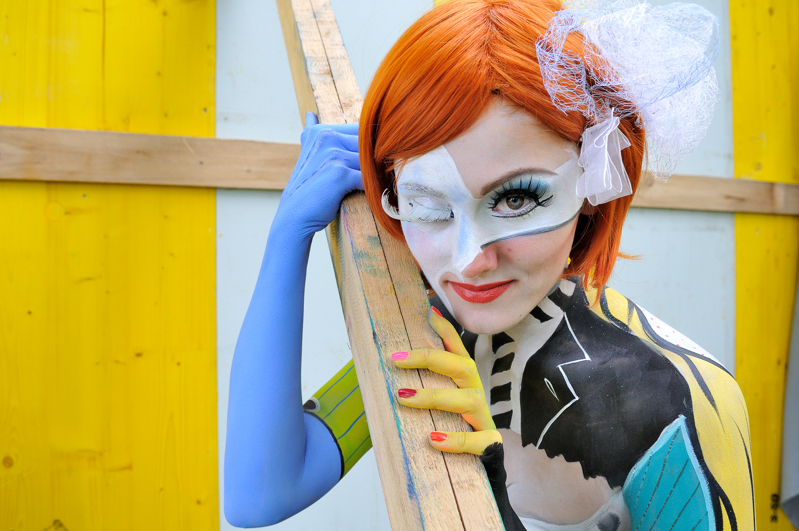 Body Painting, Body Art, Brush and Sponge / Pre-Selection / Artist: Leonie Gene, Germany
