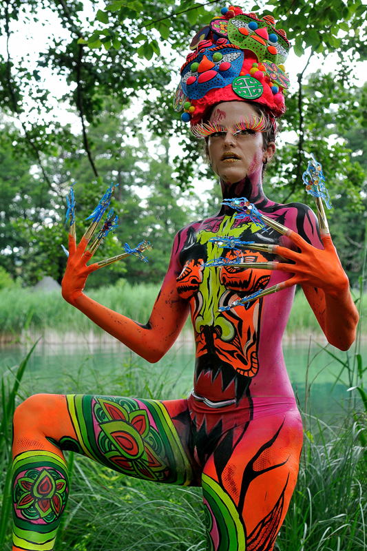 Body Painting, Body Art, Amateur Award / Brush and Sponge / Artist: Bo Kyeong Kim, South Korea