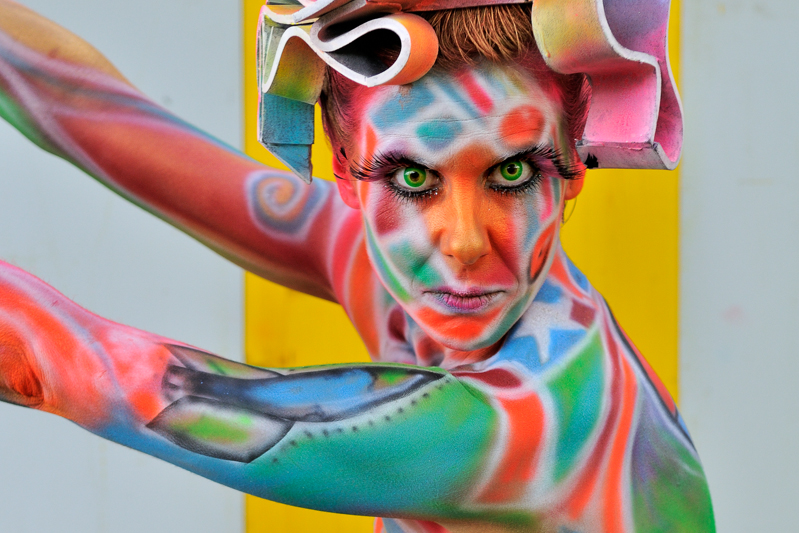 Body Painting, Body Art, Airbrush / Pre-Selection / Artist: Liliana Hopman, Colombia