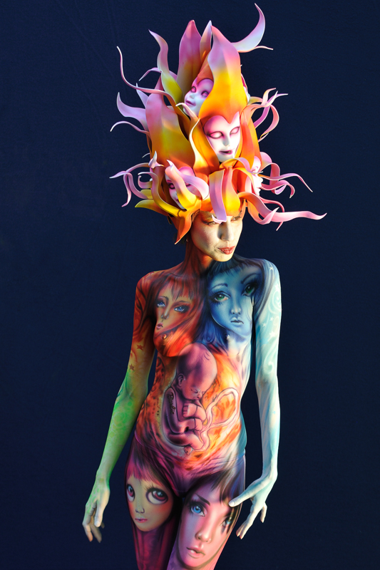 Body Painting, Body Art, Airbrush / Pre-Selection / Artist: Alex Hansen, Brasil