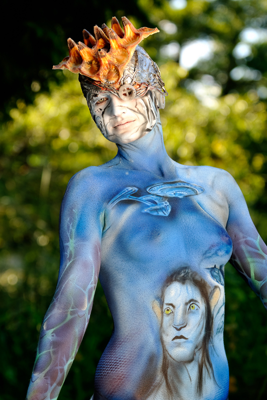 Body Painting, Body Art, Airbrush / Final / Artist: Bruno Leyser, Germany