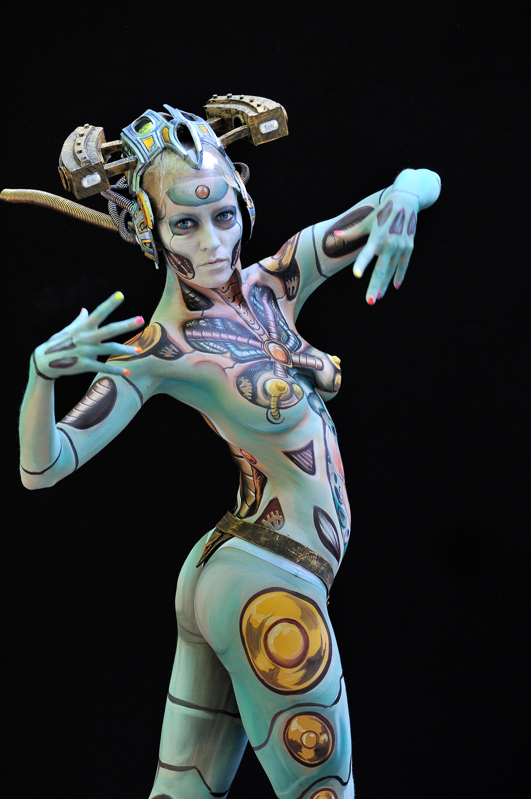 Body Painting, Body Art, indexPageImage, Brush and Sponge / Final / Artist: Miguel Angel Guapacha, Colombia