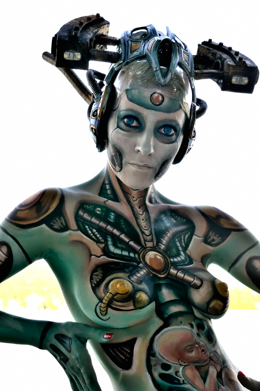 Body Painting, Body Art, Brush and Sponge / Final / Artist: Miguel Angel Guapacha, Colombia