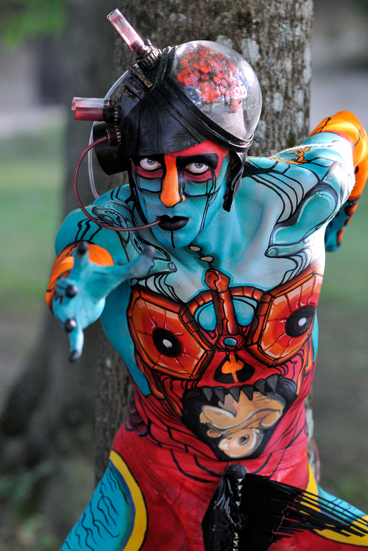 Body Painting, Body Art, Brush and Sponge / Final / Artist: Brierley Thorpe, UK