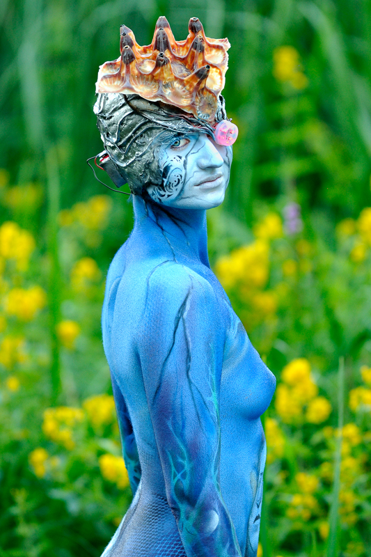 Body Painting, Body Art, Airbrush / Final / Artist: Bruno Leyser, Germany