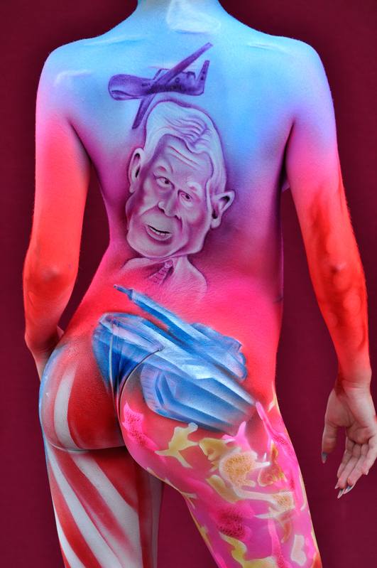 Body Painting, Body Art, Airbrush / Final / Artist: Marcel Kuss, Austria
