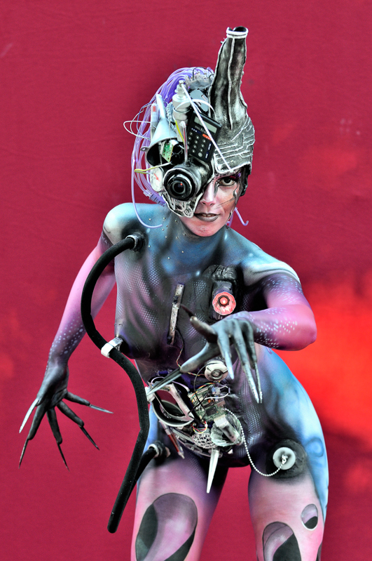Body Painting, Body Art, Special Effects Bodypainting / Final / Artist: Jenny van der Steen, Netherlands
