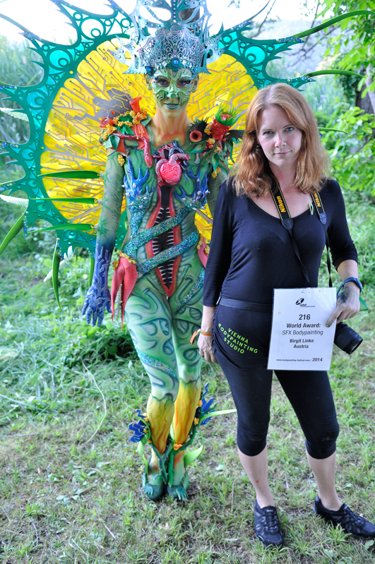 Body Painting, Body Art, Special Effects Bodypainting / Final / Artist: Birgit Linke and Model, Austria