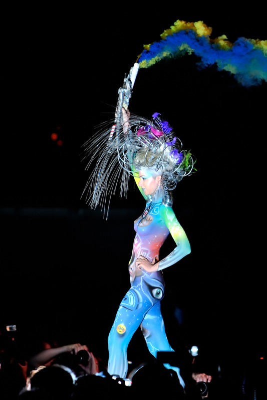 Body Painting, Body Art, on stage, Airbrush / Final / Artist: Flavio Bosco, Italy