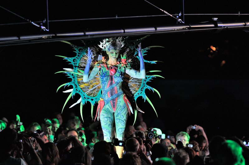 Body Painting, Body Art, on stage, Special Effects Bodypainting / Final / Artist: Birgit Linke, Austria