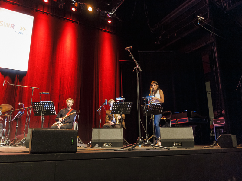 SWR NEWJazz Meeting 2014, Jakob Bro, elektrische Gitarre / Kirk Knuffke, Kornett / Melissa Aldana, Tenorsaxofon