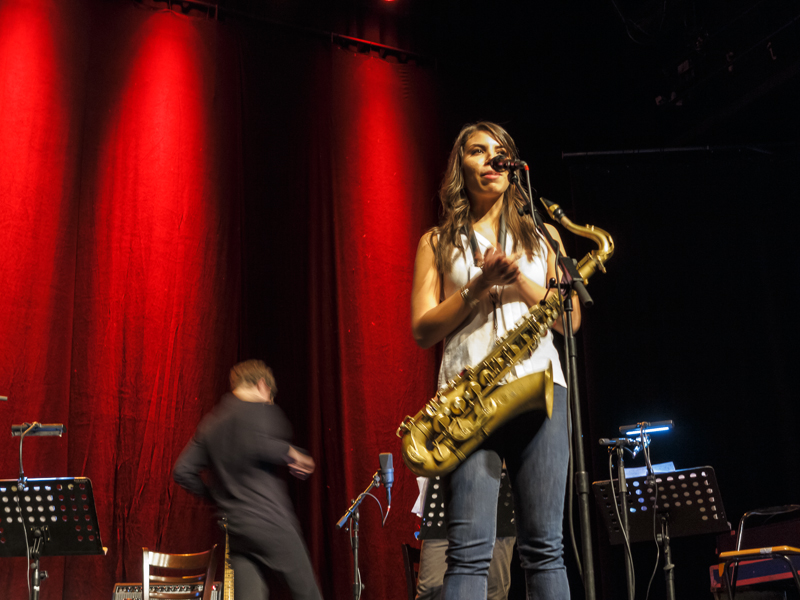 SWR NEWJazz Meeting 2014, Melissa Aldana, Tenorsaxofon