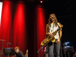 SWR NEWJazz Meeting 2014, Melissa Aldana, Tenorsaxofon