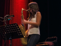 SWR NEWJazz Meeting 2014, Melissa Aldana, Tenorsaxofon