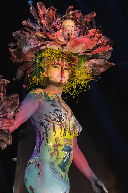 Body Art, Body Painting, Bodypainting, Brush and Sponge, Championships, Festival, Games people play, Körperbemalung, Meisterschaft, Pinsel und Schwamm