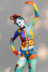 Body Art, Body Painting, Bodypainting, Brush and Sponge, Championships, Festival, Games people play, Körperbemalung, Meisterschaft, Pinsel und Schwamm