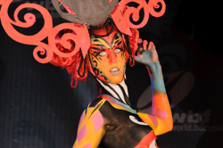 Body Art, Body Painting, Bodypainting, Brush and Sponge, Championships, Festival, Games people play, Körperbemalung, Meisterschaft, Pinsel und Schwamm