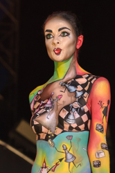 Body Art, Body Painting, Bodypainting, Brush and Sponge, Championships, Festival, Games people play, Körperbemalung, Meisterschaft, Pinsel und Schwamm