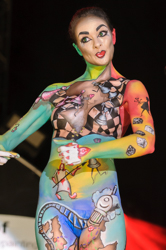 Body Art, Body Painting, Bodypainting, Brush and Sponge, Championships, Festival, Games people play, Körperbemalung, Meisterschaft, Pinsel und Schwamm