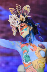 Body Art, Body Painting, Bodypainting, Brush and Sponge, Championships, Festival, Games people play, Körperbemalung, Meisterschaft, Pinsel und Schwamm