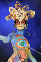 Body Art, Body Painting, Bodypainting, Brush and Sponge, Championships, Festival, Games people play, Körperbemalung, Meisterschaft, Pinsel und Schwamm