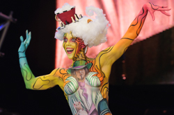 Body Art, Body Painting, Bodypainting, Brush and Sponge, Championships, Festival, Games people play, Körperbemalung, Meisterschaft, Pinsel und Schwamm