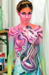 Body Art, Body Painting, Bodypainting, Brush and Sponge, Championships, Festival, Körperbemalung, Meisterschaft, Pinsel und Schwamm, Surrealism reshape your reality